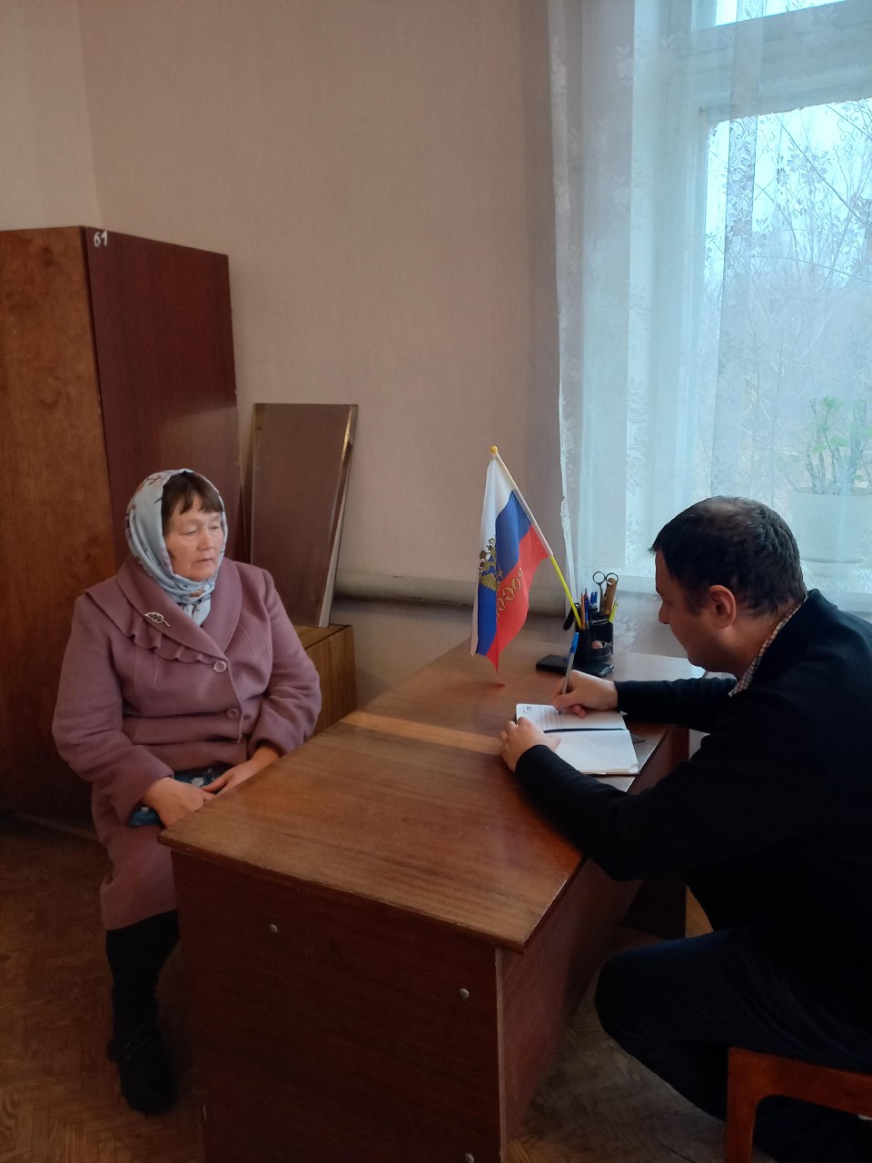 В отдаленных селах Липовского МО состоялся прием граждан.